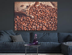 Deko-Leinwand Kaffeebohnen