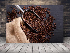 Deko-Leinwand Duft von Kaffeebohnen