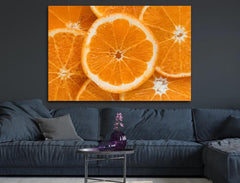 Deko-Leinwand Orange