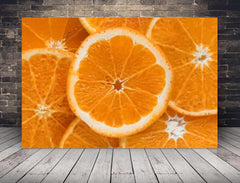 Deko-Leinwand Orange
