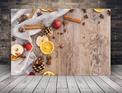 Deko-Leinwand Weihnachtsgewürze