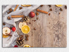 Deko-Leinwand Weihnachtsgewürze