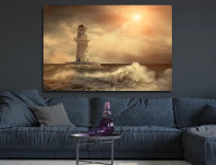 Deko-Leinwand Leuchtturm