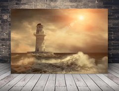 Deko-Leinwand Leuchtturm