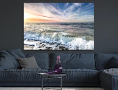 Deko-Leinwand Wellen