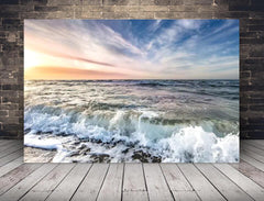 Deko-Leinwand Wellen