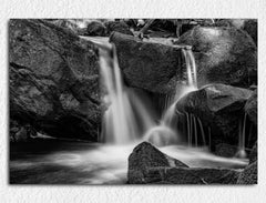 Deko-Leinwand Wasserfall Felsen