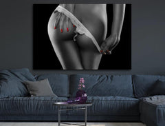 Deko-Leinwand Pfirsich