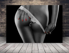 Deko-Leinwand Pfirsich