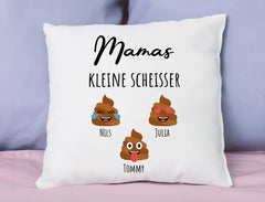 Kissen | Mamas drei kleine Scheisser