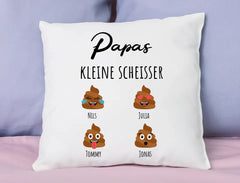 Kissen | Papas vier kleine Scheisser