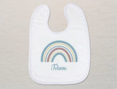 Personalisiertes Baby-Lätzchen | Regenbogen Jungs