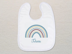 Personalisiertes Baby-Lätzchen | Regenbogen Jungs