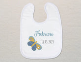 Personalisiertes Baby-Lätzchen | Schmetterling Jungs