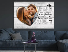 Personalisierte Leinwand Wunschbild in Herzform