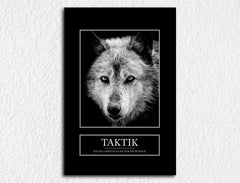Deko-Leinwand Motivation Taktik