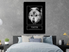 Deko-Leinwand Motivation Taktik