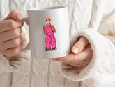 Personalisierte Tasse Clipart Krankenschwester mit Name