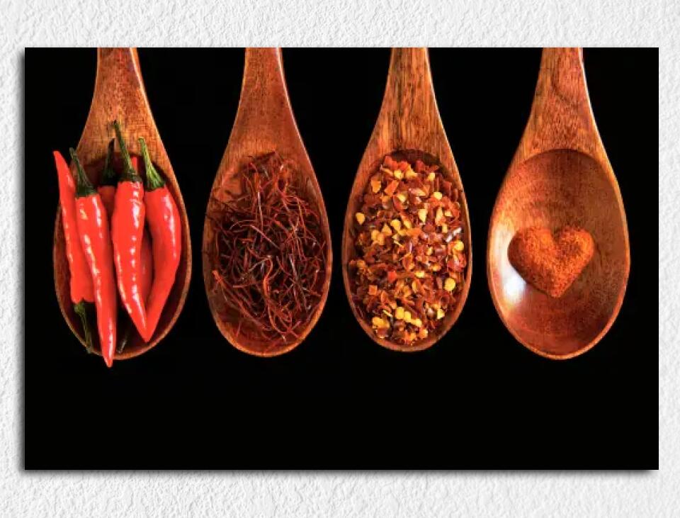 Deko-Leinwand Chili