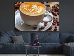 Deko-Leinwand Cappuccino