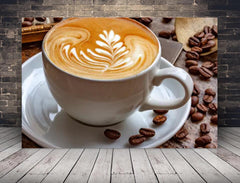 Deko-Leinwand Cappuccino