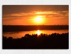 Deko-Leinwand Sonnenuntergang