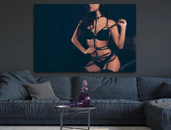 Deko-Leinwand Verspielte Lust