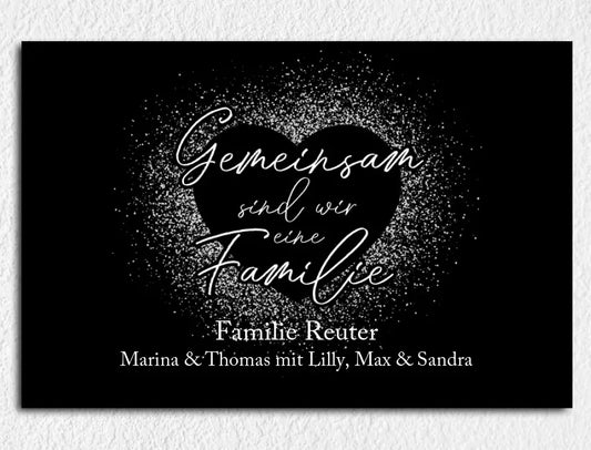 Gemeinsam sind wir eine Familie